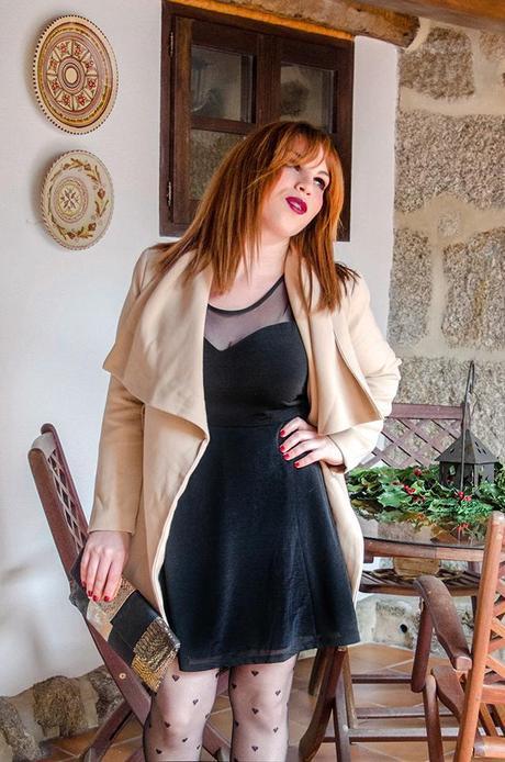 Look para navidad con un little black dress