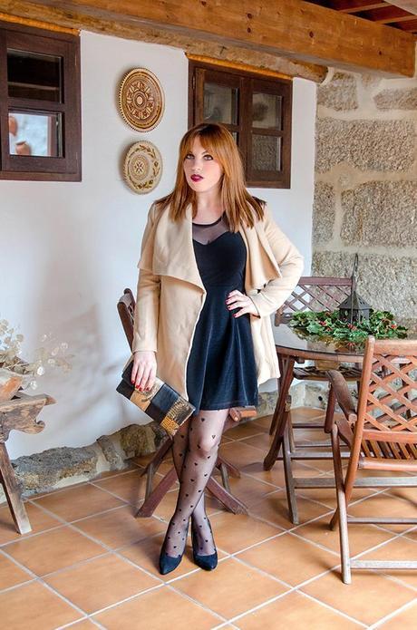 Look para navidad con un little black dress
