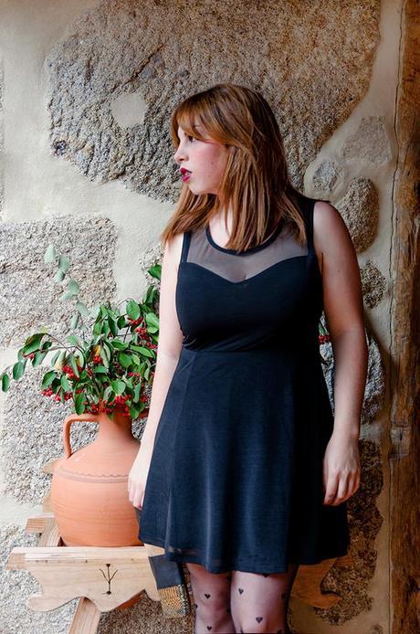 Look para navidad con un little black dress