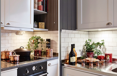 LA MESA DE NAVIDAD EN LA COCINA