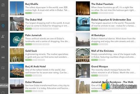 aplicacion para planificar viajes en Medio Oriente