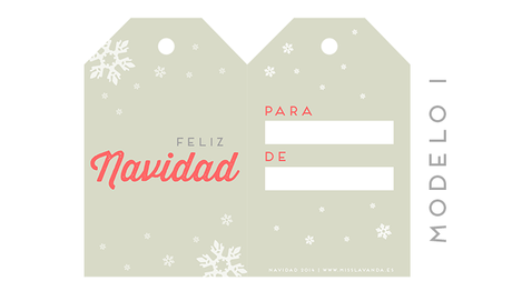 Freebies: Postales y etiquetas navideñas para imprimir Freebies: Postales y etiquetas navideñas para imprimir