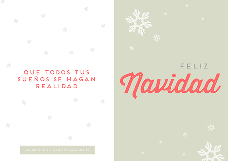 Freebies: Postales y etiquetas navideñas para imprimir Freebies: Postales y etiquetas navideñas para imprimir