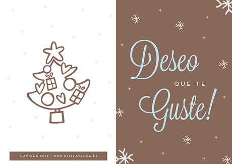 Freebies: Postales y etiquetas navideñas para imprimir Freebies: Postales y etiquetas navideñas para imprimir
