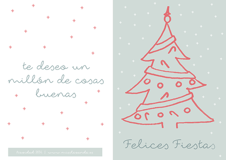 Freebies: Postales y etiquetas navideñas para imprimir Freebies: Postales y etiquetas navideñas para imprimir