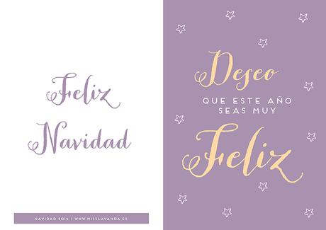 Freebies: Postales y etiquetas navideñas para imprimir Freebies: Postales y etiquetas navideñas para imprimir