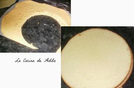 Tarta de mousse de naranjas