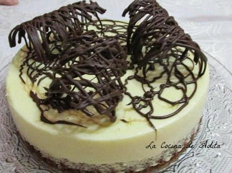 Tarta de mousse de naranjas