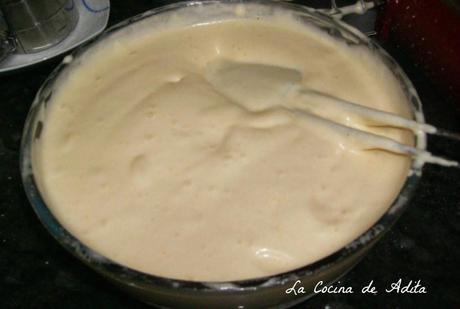 Tarta de mousse de naranjas