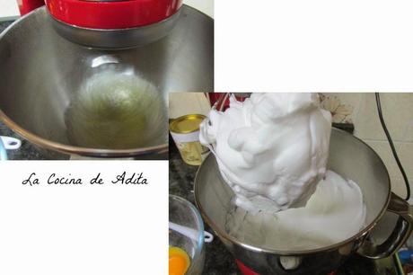 Tarta de mousse de naranjas