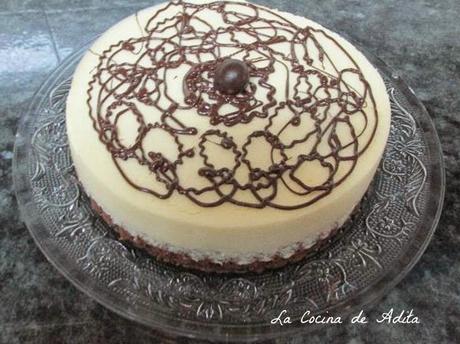 Tarta de mousse de naranjas