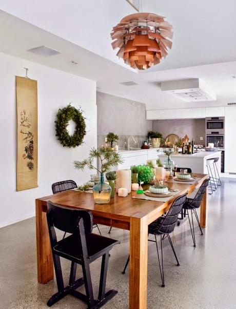 una decoración navideña 