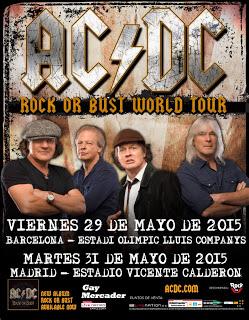 Las entradas para AC/DC en Barcelona y Madrid, a la venta este jueves 18 de diciembre