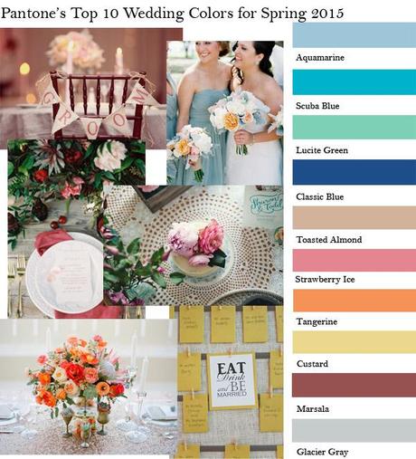 Apuesta por estos colores para bodas 2015 solos o combinados