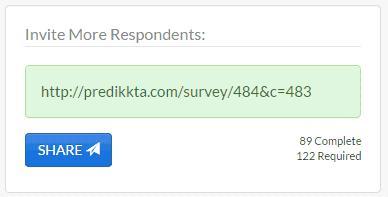 Compartiendo el test en Predikkta