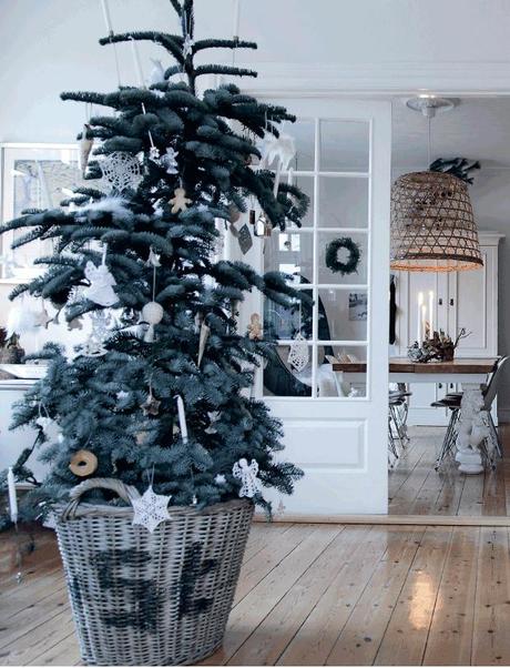 Inspiración Deco: La blanca navidad de una casa nórdica