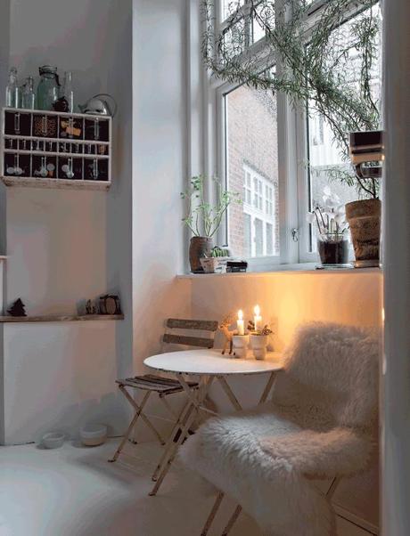 Inspiración Deco: La blanca navidad de una casa nórdica