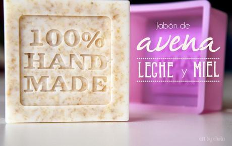 Jabón hidratante de leche de cabra, avena y miel