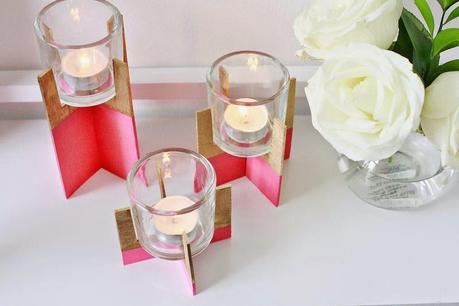 SMALL & LOW COST DIY PORTAVELAS PARA NAVIDAD