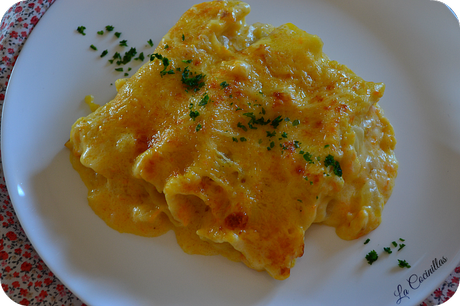 Canelones de marisco faciles para navidad