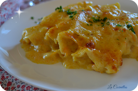 Canelones de marisco faciles para navidad