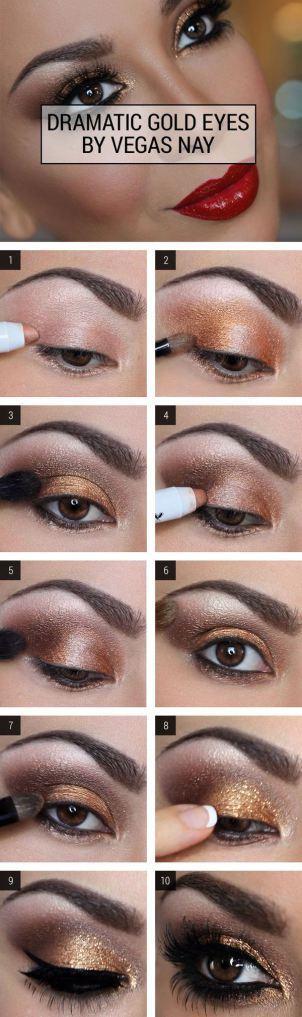 MAQUILLAJES DE NOCHE PARA NAVIDAD 2014