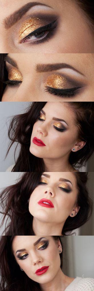 MAQUILLAJES DE NOCHE PARA NAVIDAD 2014