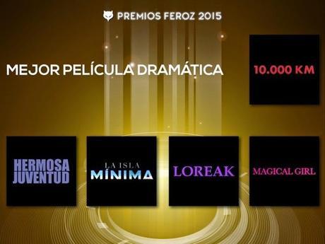 Premios Feroz 2015 - Nominaciones