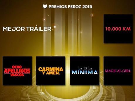 Premios Feroz 2015 - Nominaciones