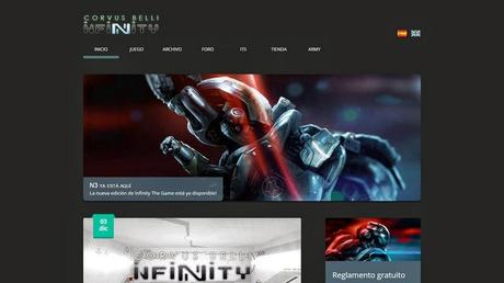 Nueva web de Corvus Belli:Infinity 3ª ya esta en el aire.