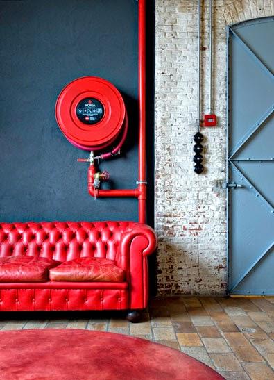 Decorar en rojo intenso