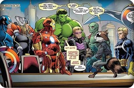 Los Vengadores, Guardianes de la Galaxia, james gunn, crossover, marvel, vengadores era de ultron, el zorro con gafas