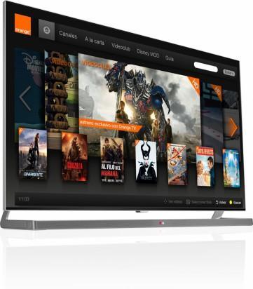 La aplicación Orange TV disponible en las Smart TV de LG LG_55LB870V-ZA-9