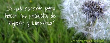 A qué esperas para hacer tus productos de higiene y limpieza