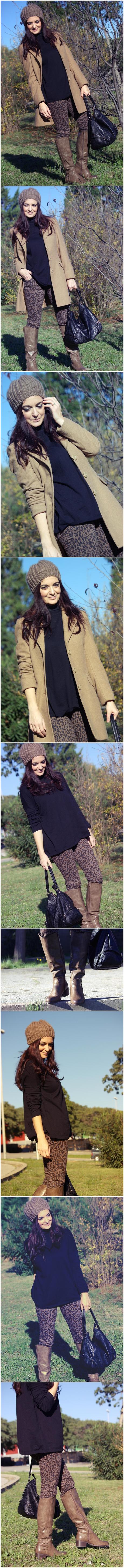 Combinando marrón y negro