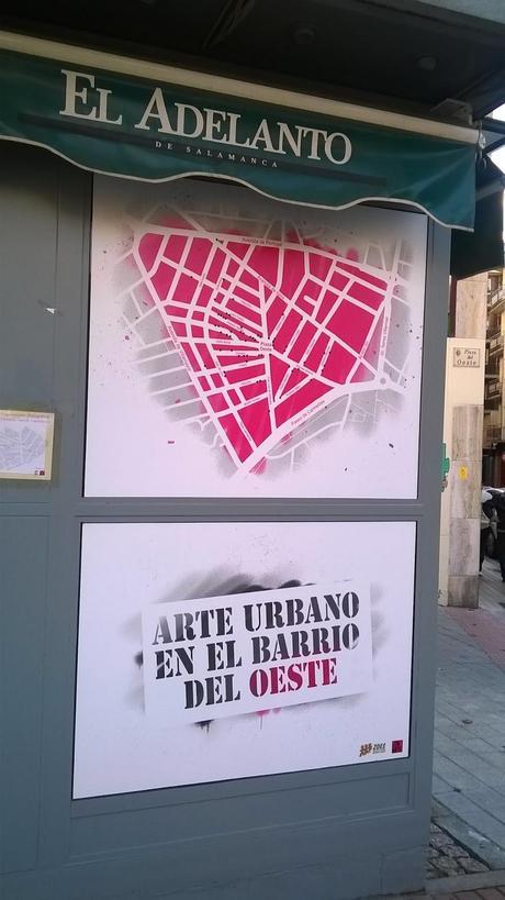 Arte urbano en el Barrio del Oeste de Salamanca. Algo está cambiando.