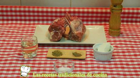 Costillar de cordero al horno