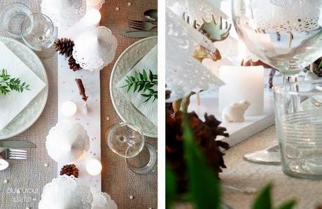 MESA DE NAVIDAD CON BLONDAS + DIY SMALL & LOWCOST