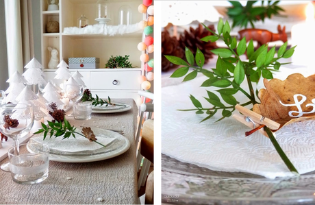 MESA DE NAVIDAD CON BLONDAS + DIY SMALL & LOWCOST