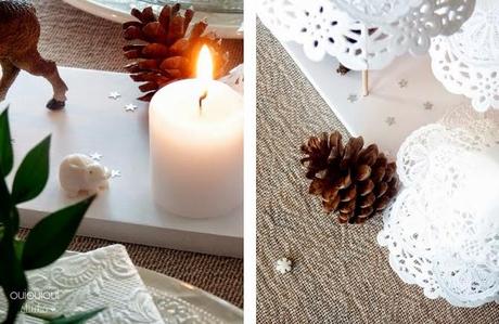 MESA DE NAVIDAD CON BLONDAS + DIY SMALL & LOWCOST