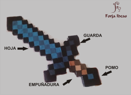 ESPADA DIAMANTE MINECRAFT