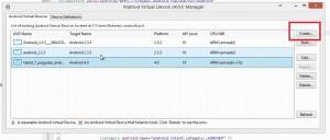crear Android virtual Device