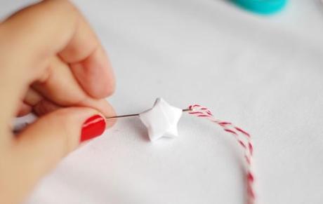 DIY. Origami star garland