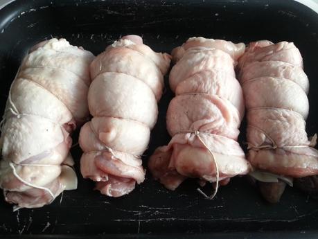 MUSLOS DE POLLO RELLENOS