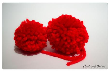 Adviento bloggero dia 17 Envolver Pompones