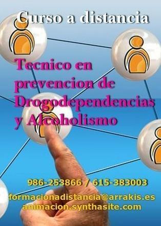 imagen Curso a distancia Tecnico en prevenciond e drogodependencias y alcholismo