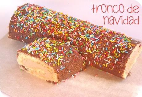 Yo dulce y tu salado - Tronco de navidad