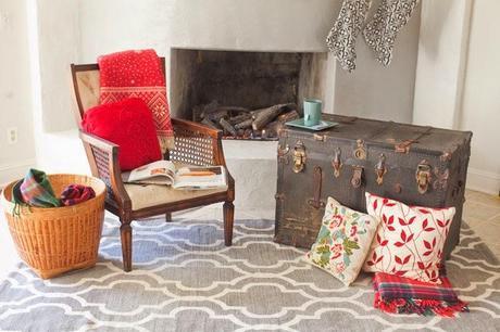 1 chimenea: 2 ideas para decorarla en #navidad