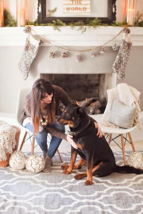 1 chimenea: 2 ideas para decorarla en #navidad