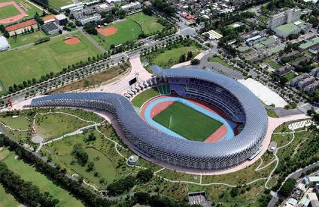 Vista aérea del estadio